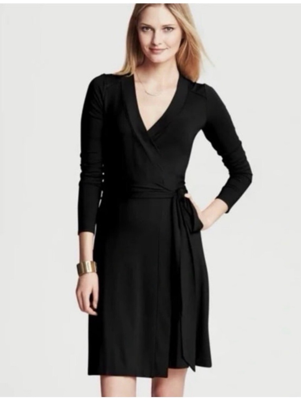 Brand new banana republic Black Wrap Dress